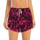 thumbnail image 2 of Balery Burgundy Tie Dye Pantalones cortos deportivos para mujer con forro y dos bolsillos, elásticos, para entrenamiento, gimnasio, yoga-Large, 2 of 7