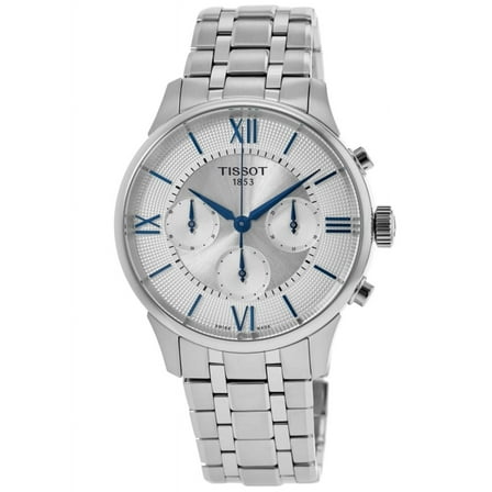 Tissot Chemin Des Tourelles Automatic Chronograph Silver Dial Steel Men's Watch T139.462.11.038.00