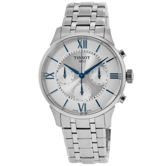 Tissot Chemin Des Tourelles Automatic Chronograph Silver Dial Steel Men's Watch T139.462.11.038.00