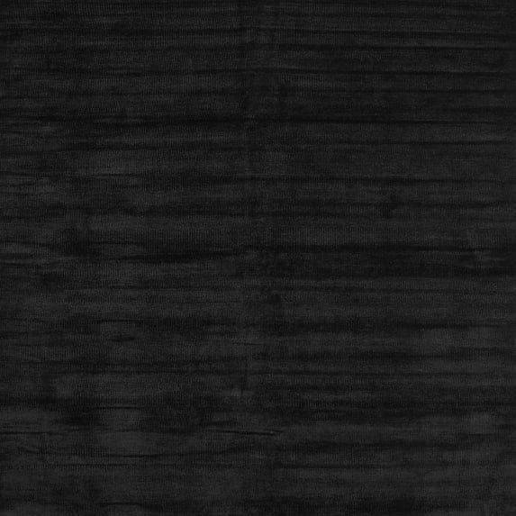 Ahgly Company Machine Washable Indoor Square Contemporary Charcoal Black Area Rugs, 4' Square