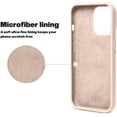 thumbnail image 5 of Compatible with iPhone 13 Pro Case, Liquid Silicone Slim Protective Shockproof Phone Case Cover with Anti-Scratch Microfiber Lining, 6.1 inch, Pink, 5 of 5