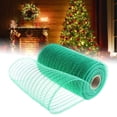 thumbnail image 3 of Sijiali 1 Roll Decorative Mesh Eco-friendly High Toughness Net Yarn Christmas Poly Mesh Ribbon Metallic Strips Decor for Home, 3 of 10