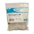 thumbnail image 2 of Icc ICC-CAT6JKPK-WH Ic107L6Cwh - 25Pk Cat6 Jack - White, 2 of 2