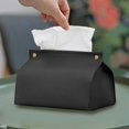 thumbnail image 5 of Dvruxg Leather Tissue Box with Pull-out Design for Bedroom, Living Room and Travel Use, Multi-functional Desktop Tissue Organiser, 5 of 5