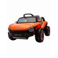 thumbnail image 1 of PINGÜE® Montable Eléctrico Niños Volkswagen® E Buggy®  Licencia Oficial | Control Remoto 2.4 GHz | Batería 12V 4.5AH |8 Km/h | 2 Motores 25W |Luces LED, Música, Radio| ORANGE, 1 of 9