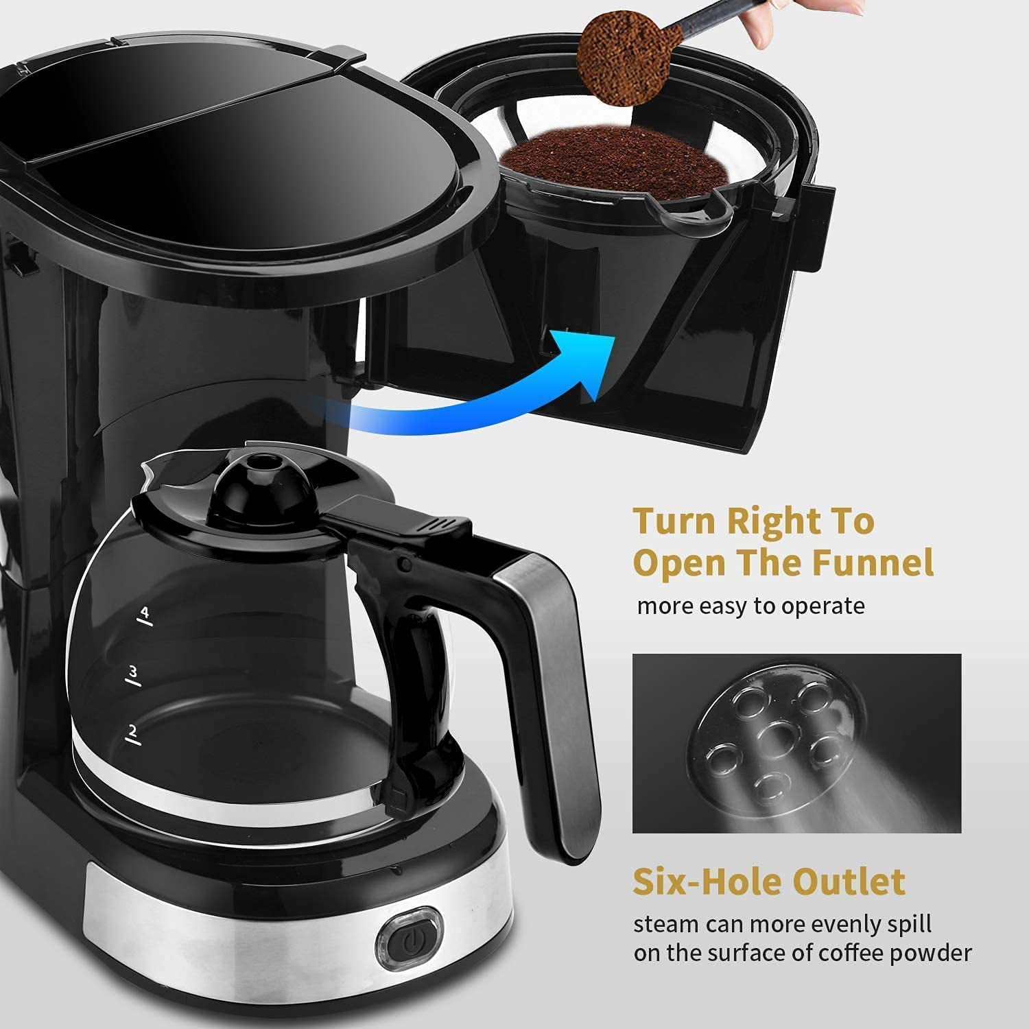 Home Mini Portable Fully Automatic Drip Coffee Maker – GizModern