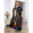 thumbnail image 2 of Beach Maxi Dresses Side Split Caftan Loungewear Light Weight Kaftan Abaya Over Sized  Resort Wear Vacation Outfits Middle East Arabian Robe, 2 of 10