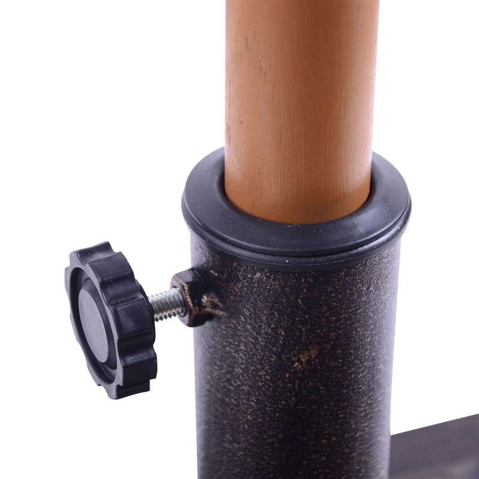 Outsunny 28 lbs Bronze Square Stone Patio Umbrella Base