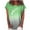 Green, variant on asdoklhq Juniors Plus Tops & T-Shirts, Woman Causal Round Neck Printing Blouse Short Sleeve T-Shirt Summer Tops