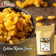 thumbnail image 3 of NY SPICE SHOP Dried Golden Raisins Jumbo - 08 Ounce - Healthy Snacks Kids - Lunch Snacks Healthy, 3 of 5