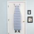 thumbnail image 6 of Seymour Home Products Adjustable Height, 4 Leg Ironing Board with Mesh Top and Iron Rest, Blue Stripe, 6 of 13