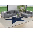 thumbnail image 4 of Simply Daisy 8' x 10' Big Star Chenille Rug, Nautical Blue, 4 of 4