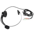 thumbnail image 1 of DEWIN Call Center Headphone 3.5mm Noise Cancelling Adjustable Volume Customer Service Headset with Microphone for PC, 1 of 14