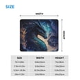 thumbnail image 6 of Dragon Cool Starry Sky Moon Mouse Pad Non-Slip Rubber Gaming Mousepad Rectangle for Computers Laptop 8.3 x 10.3 in, 6 of 6