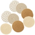 thumbnail image 1 of OULII 8Ud Posavasos Trenzados De Para Con Natural Y Protección Contra Calor, 1 of 6