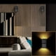 thumbnail image 2 of Lámpara De Pared Led De 6 W Hacia Arriba Y Hacia Abajo, Luz Nocturna, Doble Cabezal Para Ktv Bar, Dormitorio, Sala De Estar, Restaurante (Ac85-265V) Scienceny HA024575-01, 2 of 6
