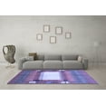 thumbnail image 3 of Ahgly Company Indoor Rectangle Abstract Blue Contemporary Area Rugs, 5' x 7', 3 of 4
