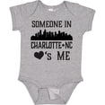 thumbnail image 3 of Inktastic Charlotte North Carolina Someone Loves Me Boys or Girls Baby Bodysuit, 3 of 5