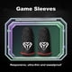thumbnail image 5 of Inteprter 5 pares de fundas para la punta de los dedos para juegos, cubiertas antihuellas a prueba de sudor, guantes portátiles de fibra de plata Videojuegos y accesorios Rojo, 5 of 6