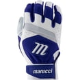 thumbnail image 3 of Marucci Youth Code Baseball Batting Gloves White/Royal Large, 3 of 4