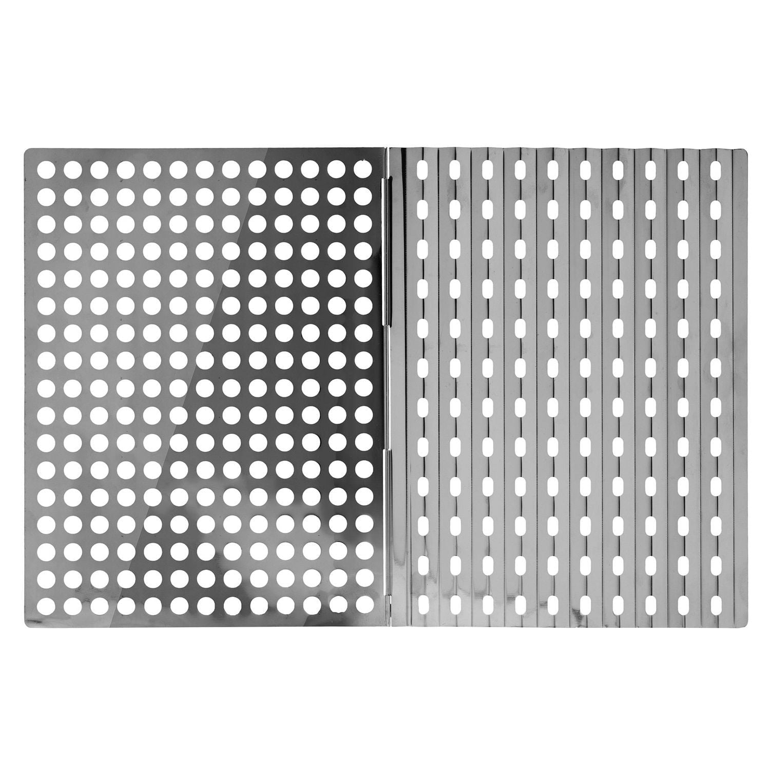 EXPERT GRILL STAINLESS STEEL DUAL-SIDED GRILL SHEET, STAINLESS STEEL DUAL-SIDED GRILL SHEET