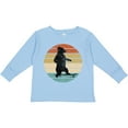 thumbnail image 3 of Inktastic Skateboard Bear Retro Sunset Boys or Girls Long Sleeve Toddler T-Shirt, 3 of 5