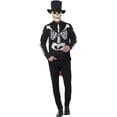thumbnail image 1 of Smiffys Mens Seor Skeleton Day Of The Dead Costume, 1 of 3