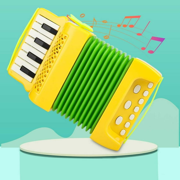 Mini Accordion Educational Musical Instrument Toy for Early Learning and Beginner Kids Stage Performance