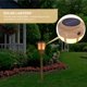 thumbnail image 5 of 1pc Lámpara de jardín de luz solar de luz solar adorno lámpara de antorcha creativa (caqui), 5 of 5