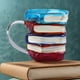 thumbnail image 4 of Libros Coloridos 3d Colo Book Glass para Amantes La Literatura (450 Ml) Rojo, 4 of 9