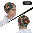 thumbnail image 6 of Logiee Colored Guitars Print Unisex Knit Beanie for Men Women Winter Hat,Beanies Skull Caps, 6 of 7