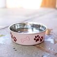 thumbnail image 3 of Tazón Loving Pets Bella Paparazzi Pink Mediano, 3 of 8