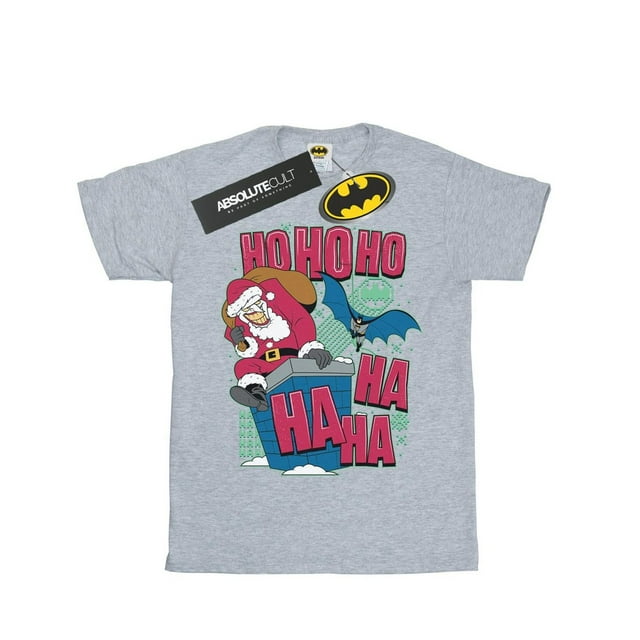 DC Comics Mens Batman And Joker Ha Ha Ha Ho Ho Ho T-Shirt