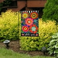 thumbnail image 3 of Feiri Bright Blooms Spring Garden Flag Floral Primitive 12" x 18", 3 of 3