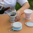 thumbnail image 6 of AOOOWER Portable Silicone Foldable Cup with Carabiner Heat Resistant Collapsible Cups, 6 of 19