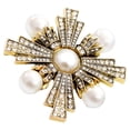 thumbnail image 2 of Vintage Cross Brooch Women Brooch Retro Brooch Pin Cross Barroque Barroque Broche Pin para decoración, 2 of 5