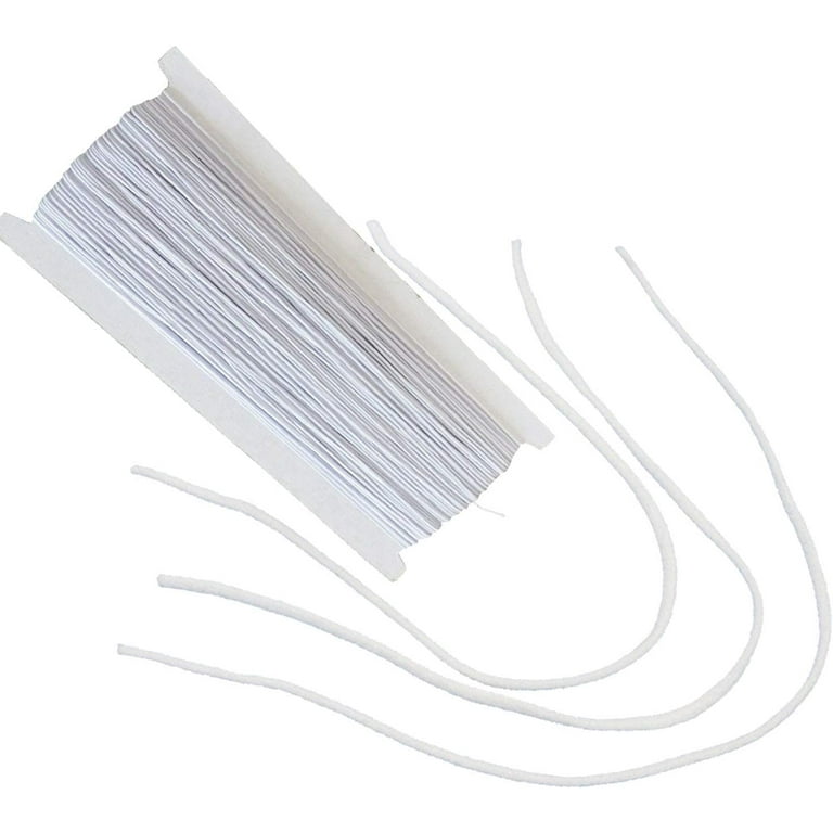 Trimming Shop 2mm Wide Elastic Sewing Thread Stretch Cord Elastic String -  White, 100mtr 