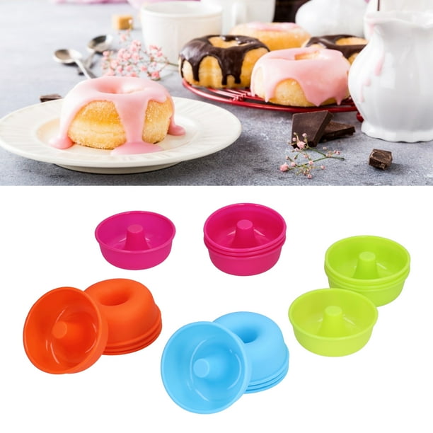 Moldes De Silicona, Molde De Rosquilla De Colores Brillantes De Larga Duración Para Hornear Pasteles Para Pudines