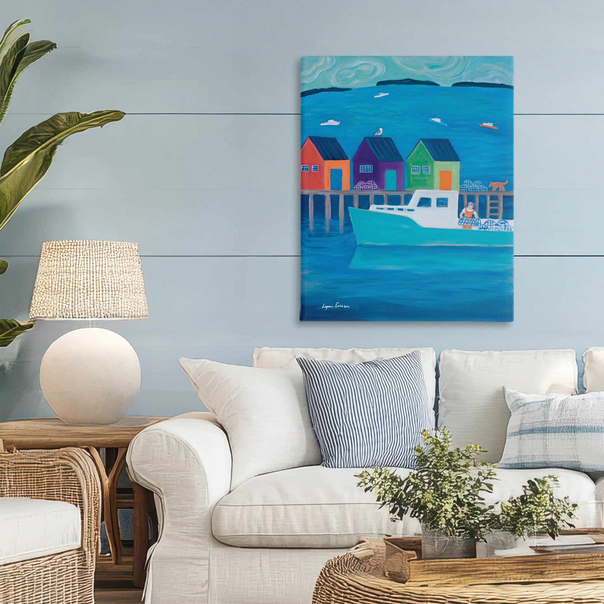 Stupell Industries Out Hauling Traps Canvas Wall Art, design by Lynn Ericson Fine Art