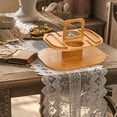 thumbnail image 2 of Versatile Wooden Serving Tray Minimalist Design Food Storage Solution For Organizing Items Indoor Outdoor Use, 2 of 4