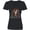 AB-Black, variant on Inktastic DÃ­a De Los Muertos in Sugar Skull Makeup Women's V-Neck T-Shirt