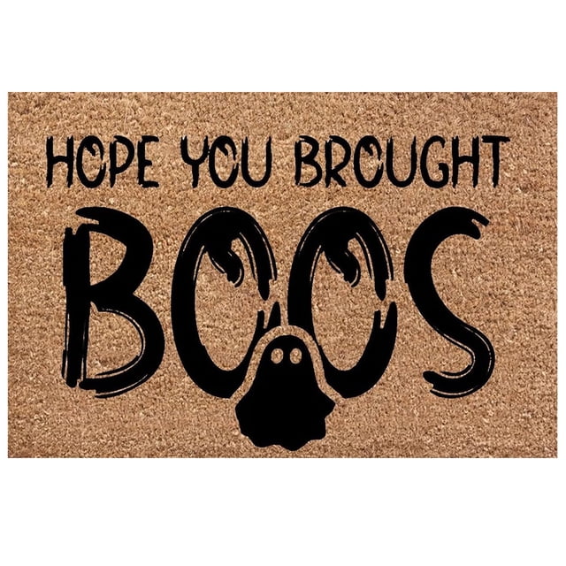 Qocolhg Halloween Terrifying Theme Door Mat, Halloween Rug, Spectre Decoration, Entrance Door Floor Mat Kitchen Rug Decorations Indoor and Outdoor Welcome Doormat (16x24in)