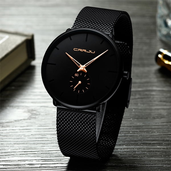 Reloj CRRJU para Hombre Extensible de Metal Broche Ajustable - Main Image