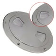 thumbnail image 3 of 6inch Boat Marine Polished Deck Inspection Access Hatch Cover 316 Stainless Steel, 3 of 11