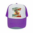 thumbnail image 1 of Green Red American Rugger Funny Printed Vintage Snapback Cap Fantasy Football Rugby Trucker Hat Outdoor Exercise Adult Hat YP07056-60cm for adult Gao Jinjia LED, 1 of 2