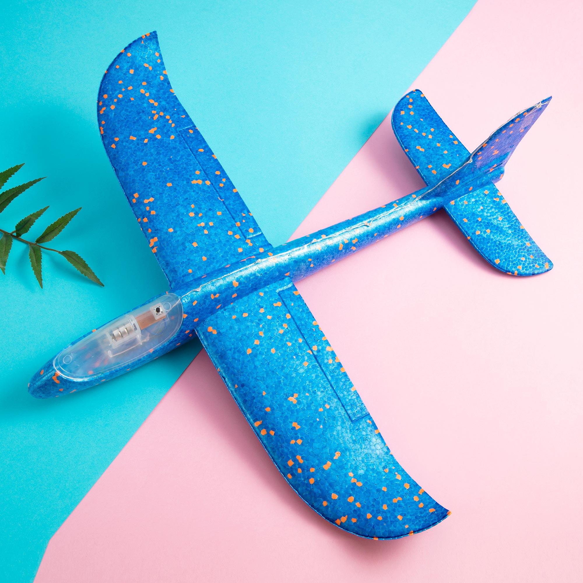 FANNYC 18.9" Large Throwing Foam Airplane, Kids Airplane Toys, Glider