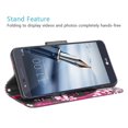 thumbnail image 4 of For LG Stylo 4, Stylo 4 Plus Q710, Q Stylus Case, Wrist Strap Leather Wallet Kickstand Cover with ID & Credit Card Slots - Heart Butterflies, 4 of 4