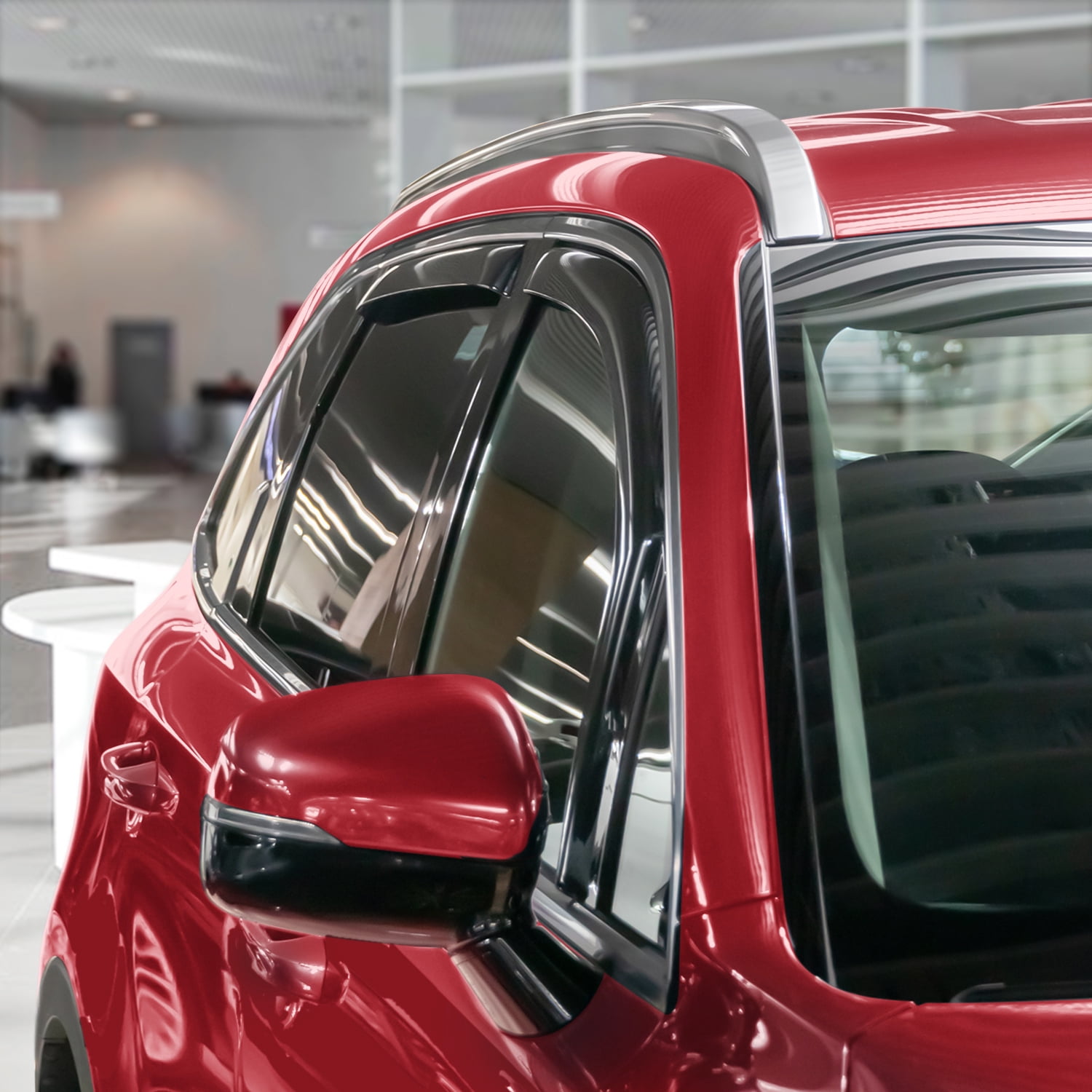 Voron Glass in-Channel Extra Durable Rain Guards for Kia Sorento 2021-2026, Window Deflectors, Vent Window Visors, 4 Pieces - 220216