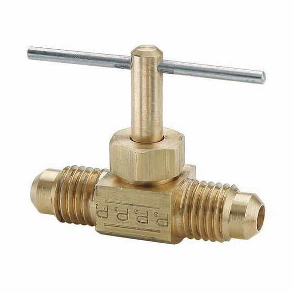 Parker Needle Valve,1/4 In.,Flare to Flare NV102F-4