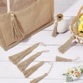 thumbnail image 5 of 1bag 20PCS 5.4" Natural Jute Rope Tassel Hemp Rope Burlap Tassels Embellishing Cords for Christmas Tree DIY Craft Garland Project Wedding Home Party Decor, 5 of 8